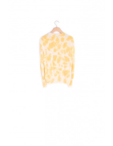 Smiley® Pull jacquard tie and dye la colonne vertébrale