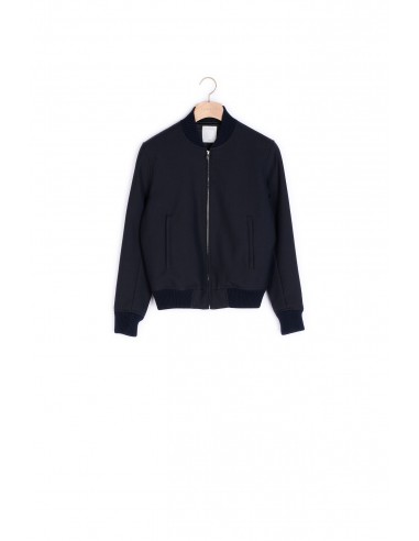 Blouson zippé esprit bombers le des métaux précieux